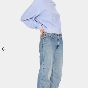 Madhappy signature crop crewneck terri cloth